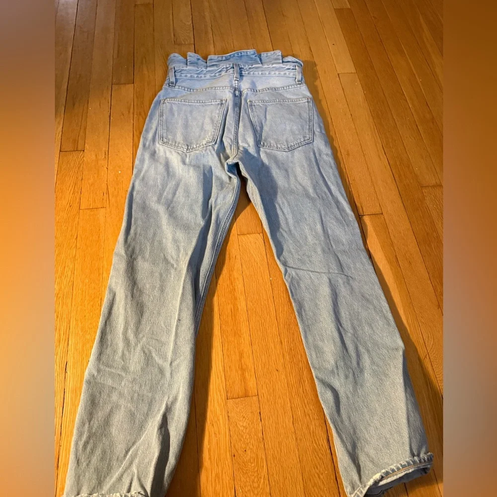 Agolde Lettuce waistband Light Blue Jeans - Picture 5 of 5